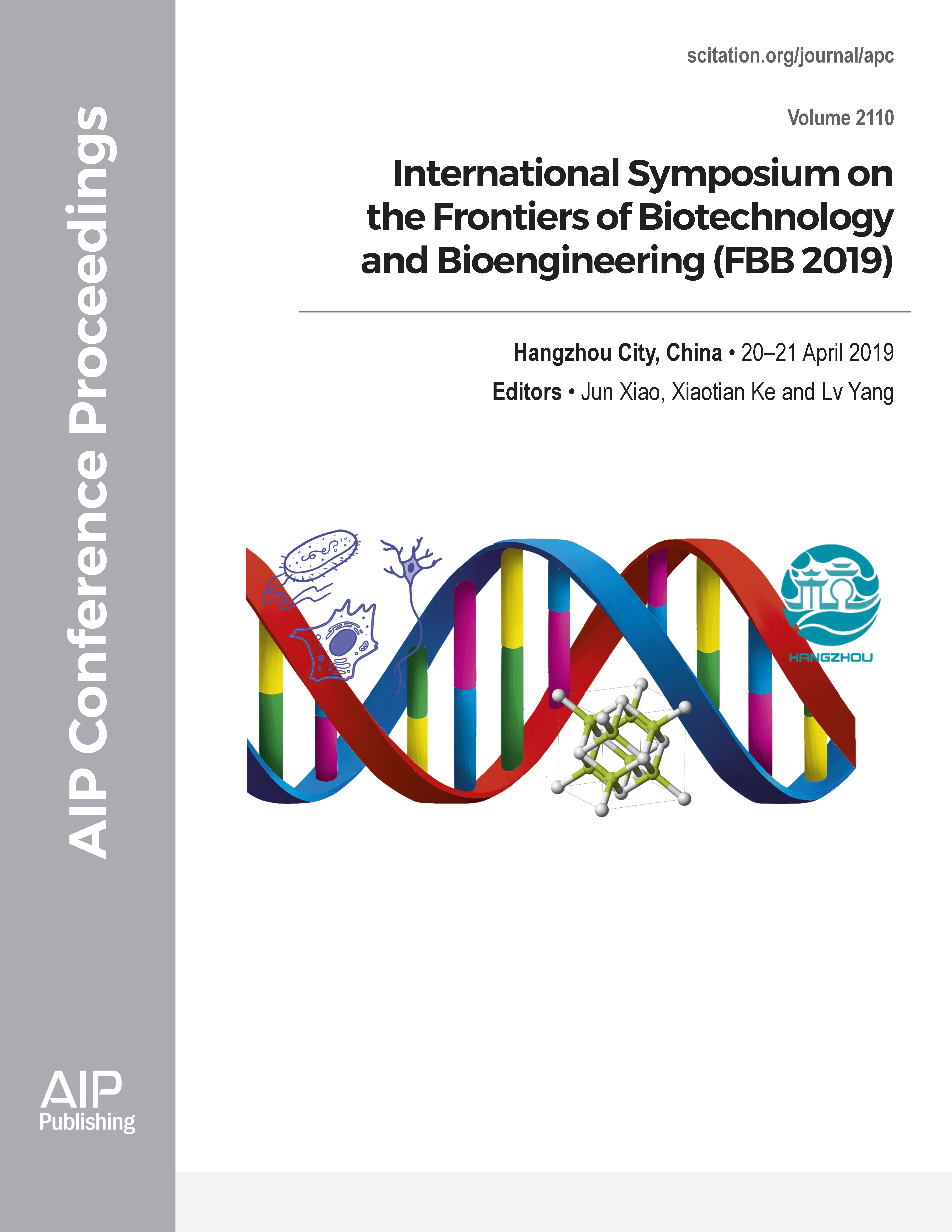 Volume 2110 International Symposium on the Frontiers of Biotechnology