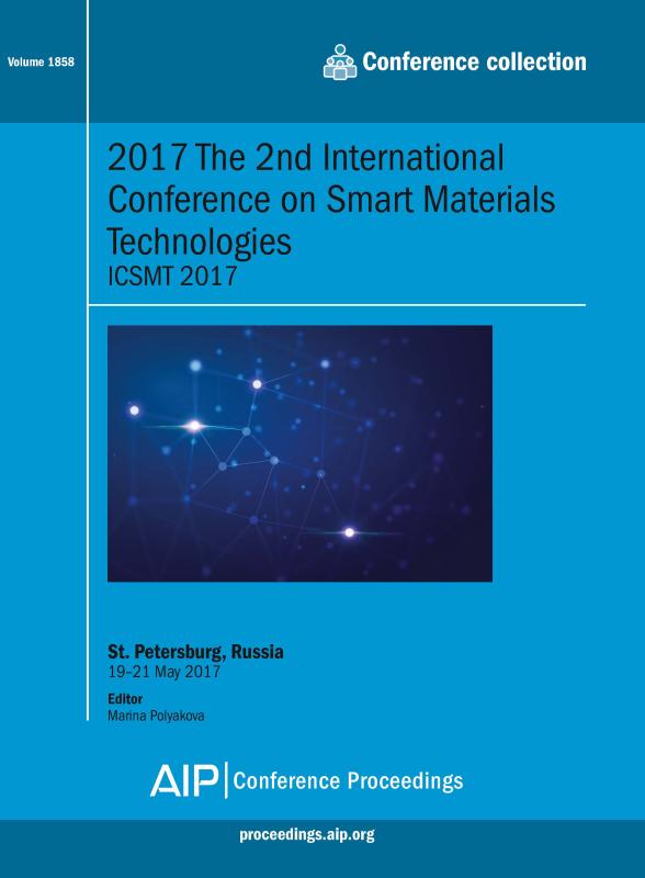 Cover of Volume 1858: 2017 The 2nd International Conference on Smart Materials Technologies