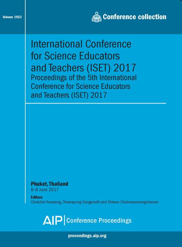 Cover of Volume 1923: International Conference of Science Educators and Teachers (ISET) 2017