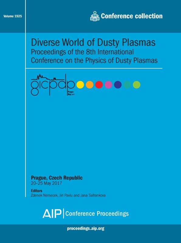 Cover of Volume 1925: Diverse World of Dusty Plasmas