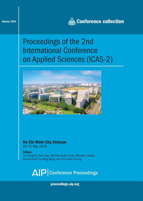 Cover of Volume 1954: Proceedings of the 2nd International Conference on Applied Sciences (ICAS-2)