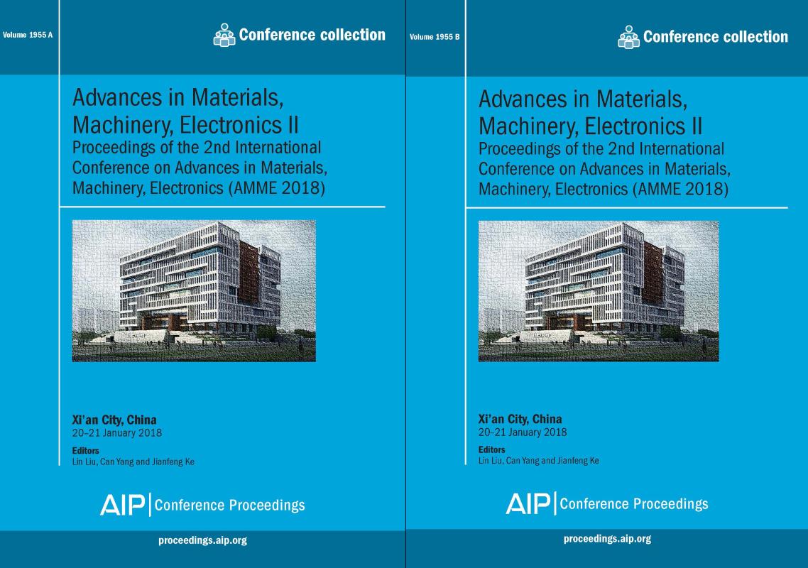 Cover of Volume 1955: Advances in Materials, Machinery, Electronics II
