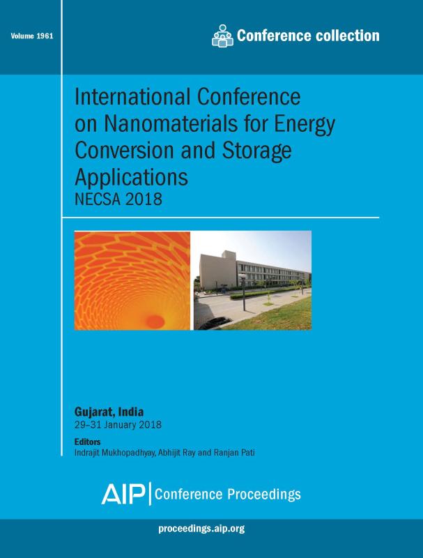 Cover of Volume 1961: International Conference on Nanomaterials for Energy Conversion and Storage Applications