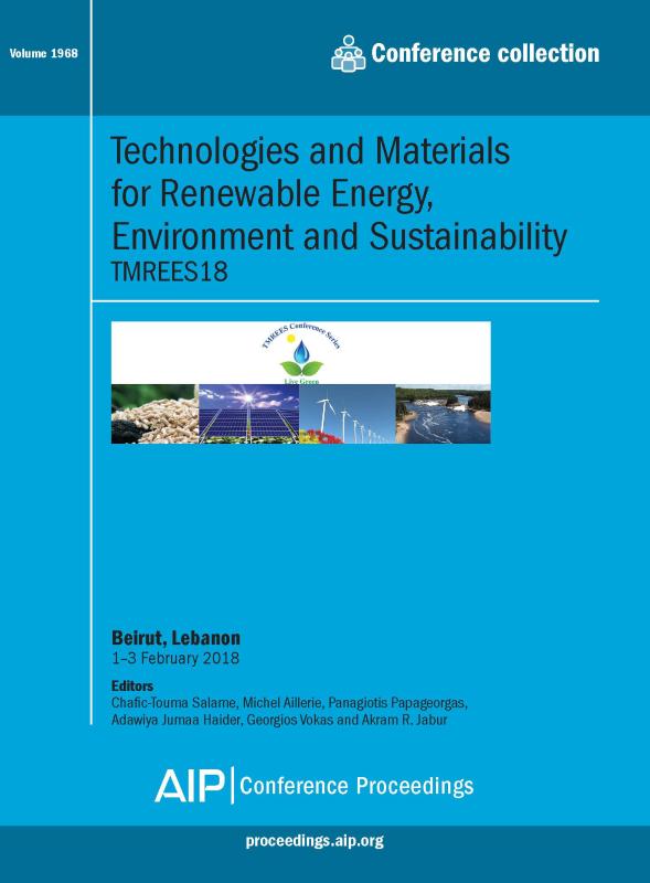 Cover of Volume 1968: Technologies and Materials for Renewable Energy, Environment and Sustainability