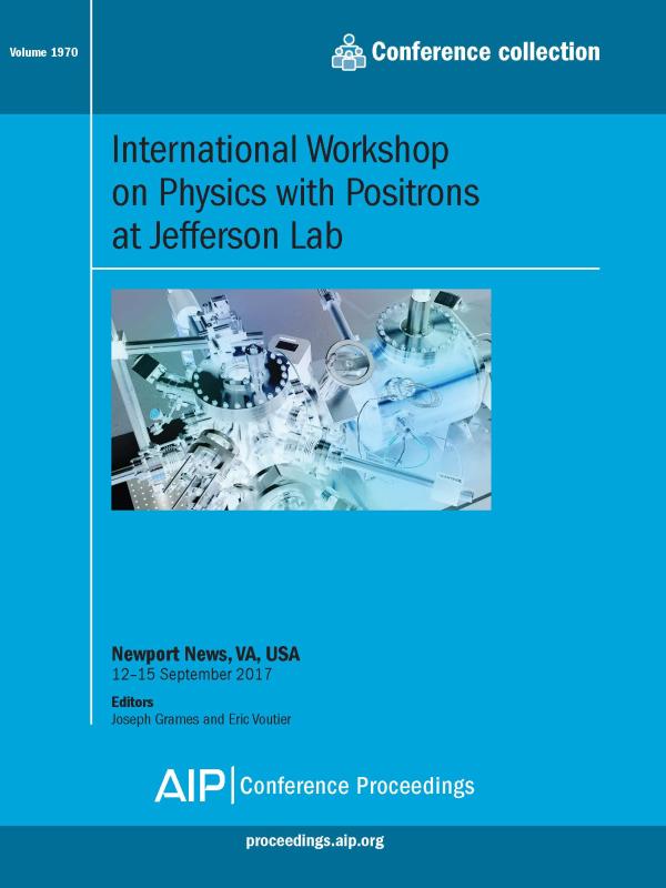 Cover of Volume 1970: International Workshop on Physics with Positrons at Jefferson Lab
