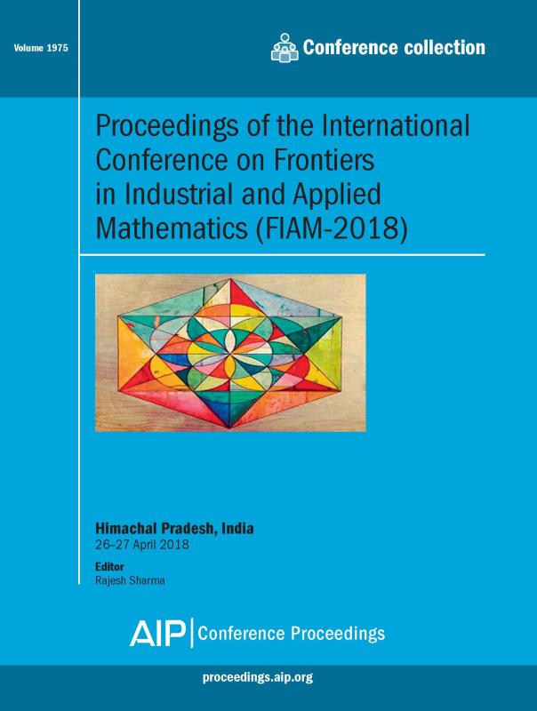 Cover of Volume 1975: Proceedings of the International Conference on Frontiers in Industrial and Applied Mathematics (FIAM-2018)