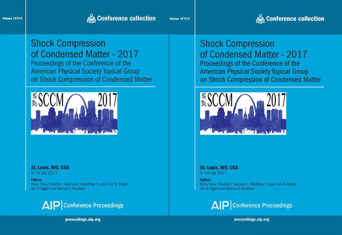 Cover of Volume 1979: Shock Compression of Condensed Matter - 2017
