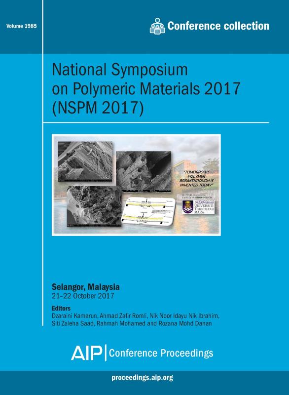 Cover of Volume 1985: National Symposium on Polymeric Materials 2017 (NSPM 2017)