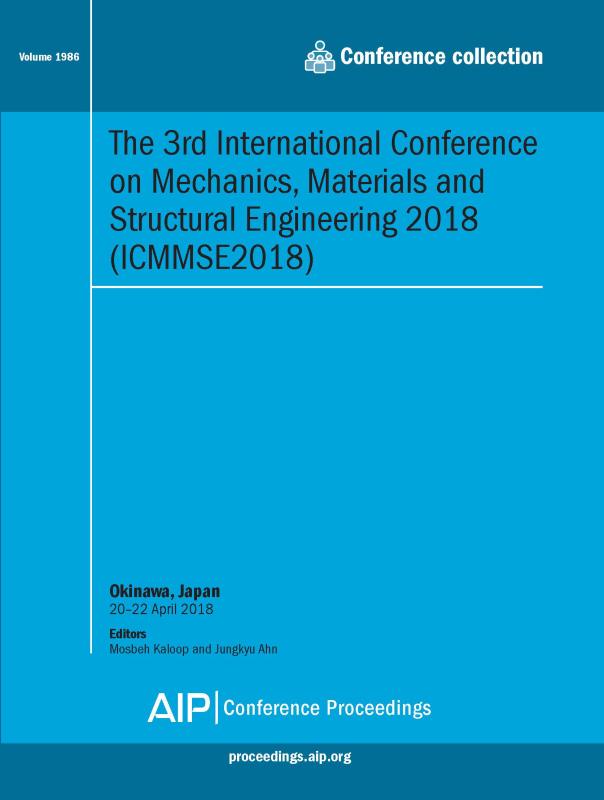 Cover of Volume 1986: The 3rd International Conference on Mechanics, Materials and Structural Engineering 2018