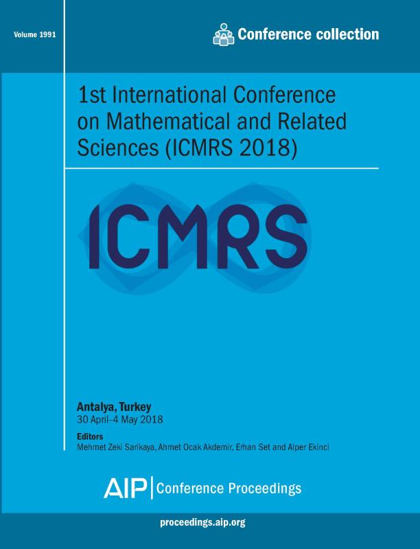 Cover of Volume 1991: 1st International Conference on Mathematical and Related Sciences (ICMRS 2018)