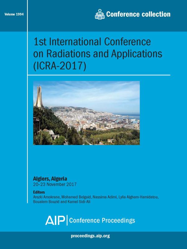 Cover of Volume 1994: 1st International Conference on Radiations and Applications (ICRA-2017)