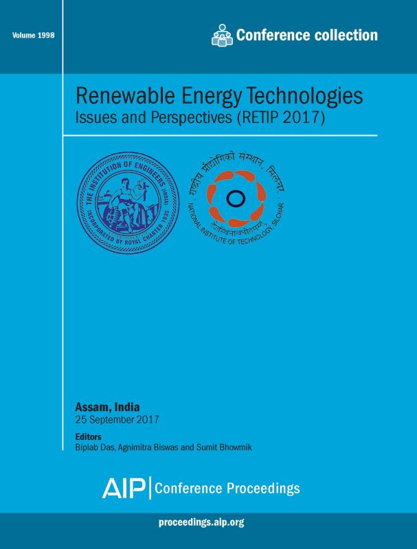 Cover of Volume 1998: Renewable Energy Technologies: Issues and Perspectives (RETIP 2017)
