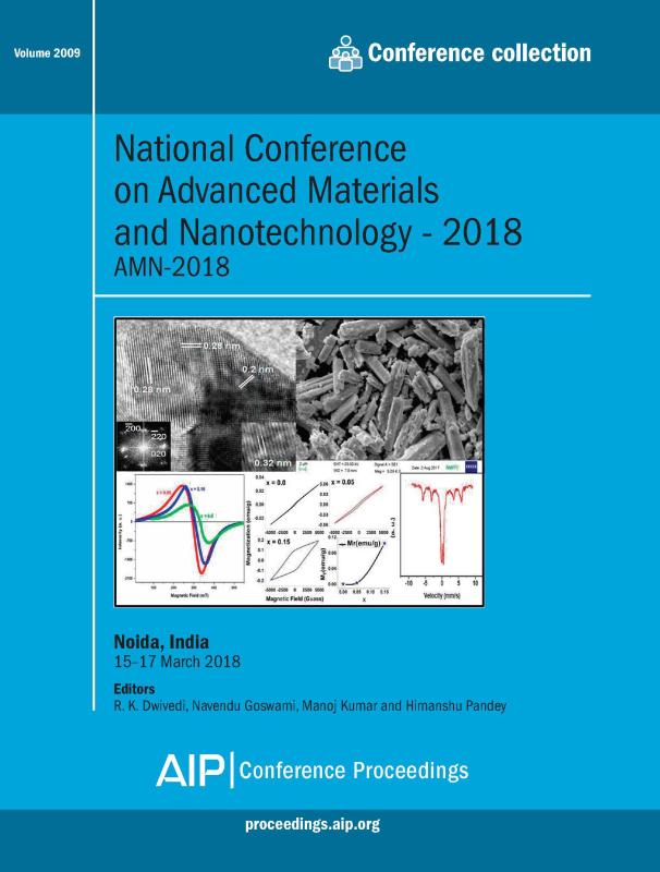 Cover of Volume 2009: National Conference on Advanced Materials and Nanotechnology