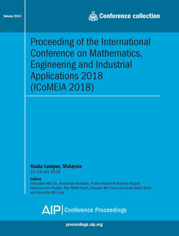 Cover of Volume 2013: Proceeding of International Conference on Mathematics, Engineering and Industrial Applications 2018 (ICoMEIA 2018)