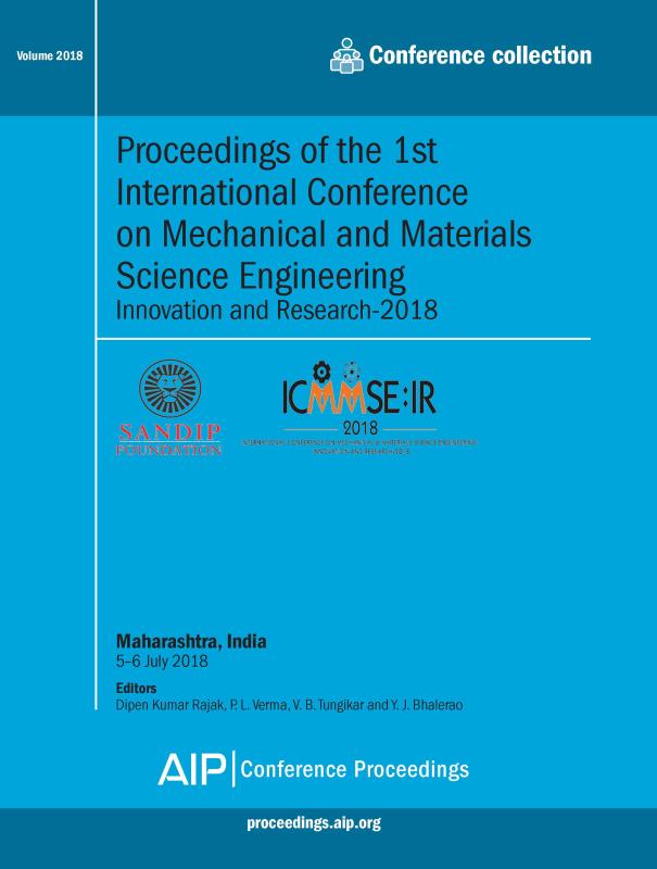 Cover of Volume 2018: Proceedings of the 1st International Conference on Mechanical and Materials Science Engineering: Innovation and Research-2018