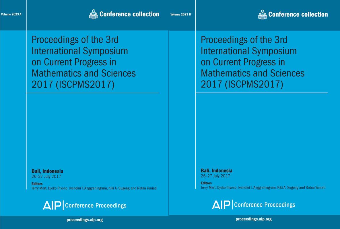 Cover of Volume 2023: Proceedings of the 3rd International Symposium on Current Progress in Mathematics and Sciences (ISCPMS2017)
