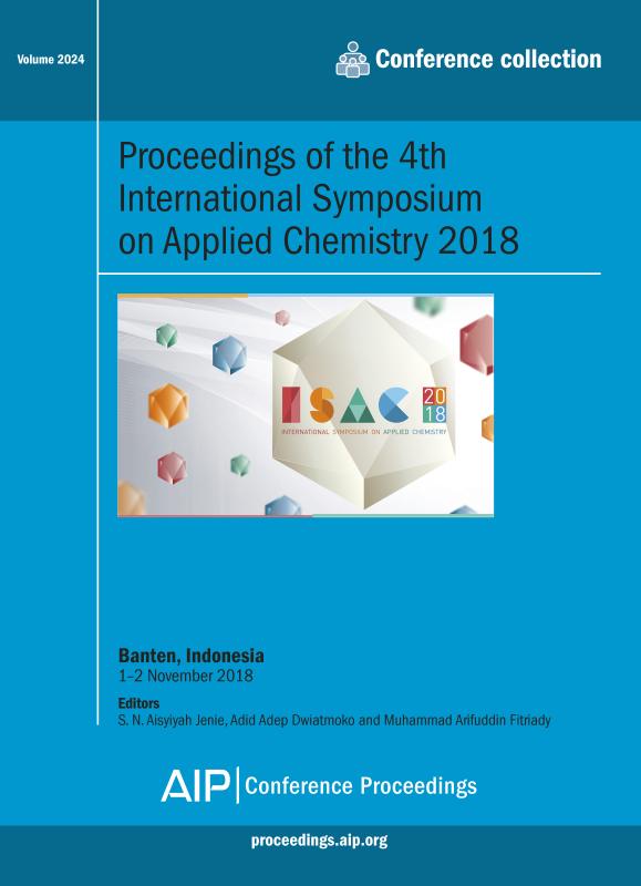 Cover of Volume 2024: Proceedings of the 4th International Symposium on Applied Chemistry 2018