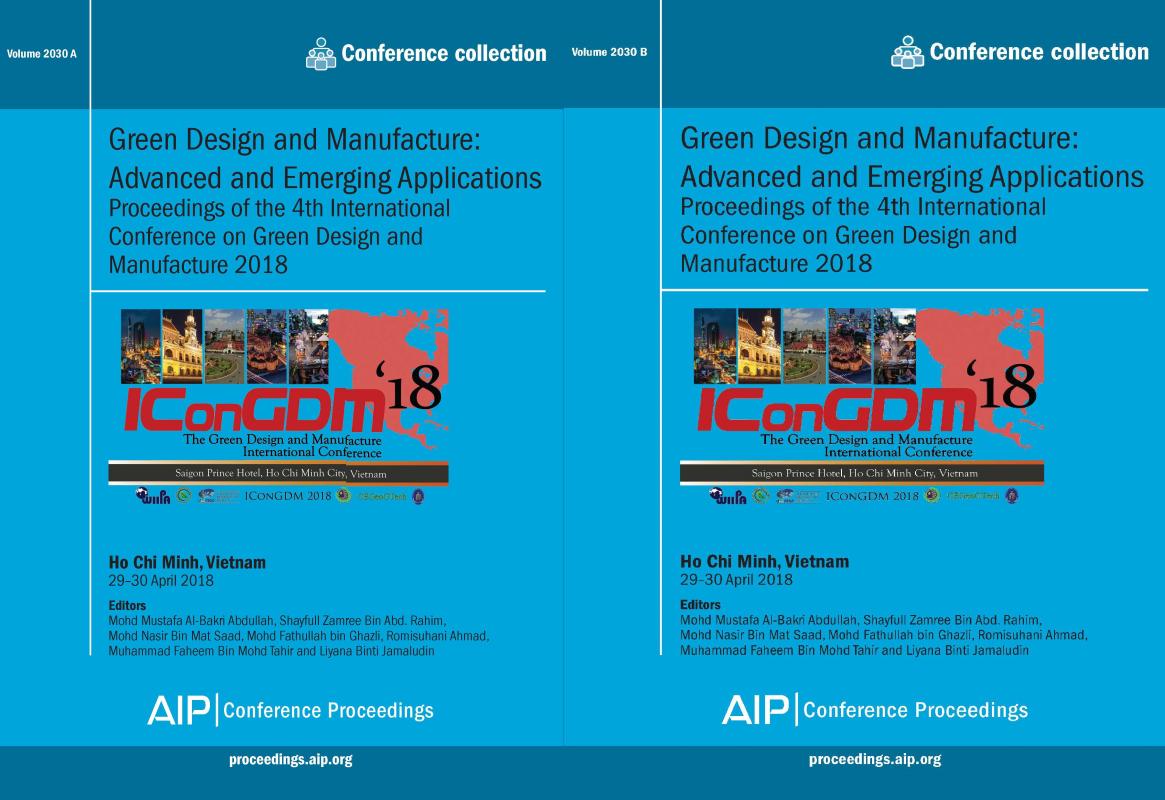 Cover of Volume 2030: Green Design and Manufacture: Advanced and Emerging Applications