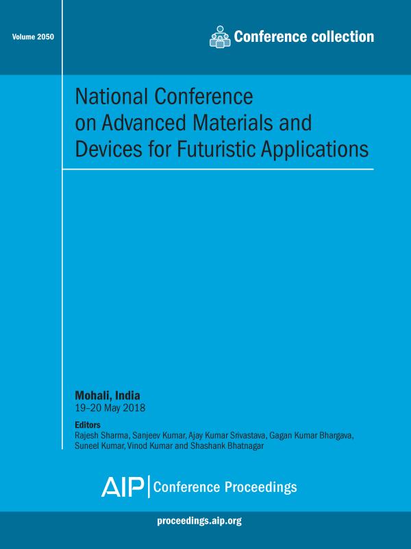 Cover of Volume 2050: National Conference on Advanced Materials & Devices for Futuristic Applications