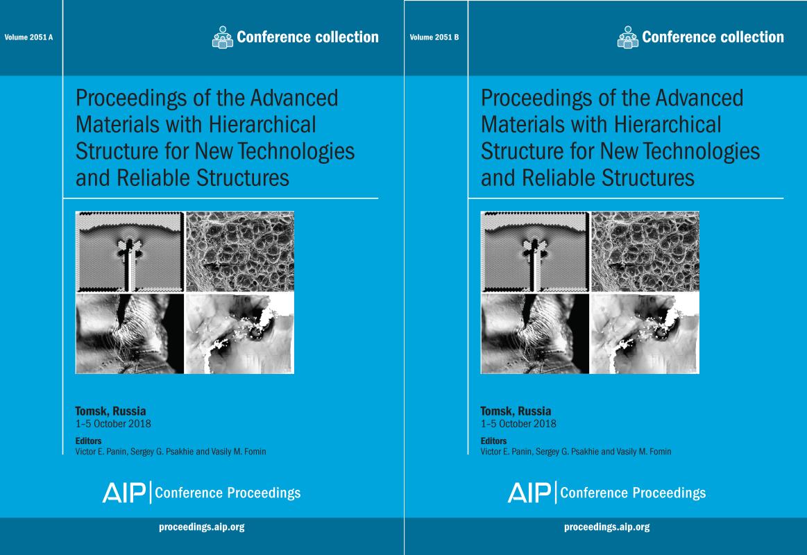 Cover of Volume 2051: Proceedings of the Advanced Materials with Hierarchical Structure for New Technologies and Reliable Structures