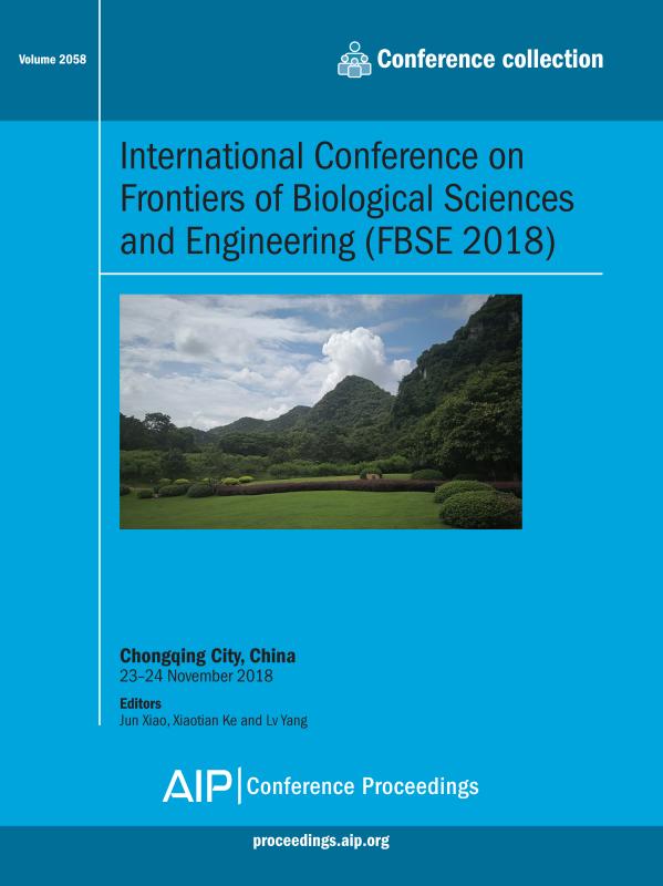 Cover of Volume 2058: International Conference on Frontiers of Biological Sciences and Engineering (FBSE 2018) 