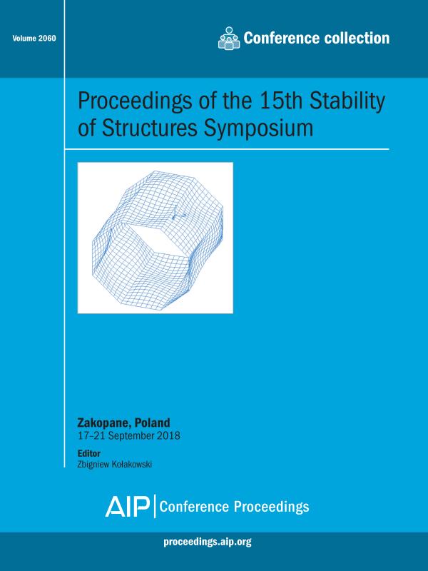 Cover of Volume 2060: Proceedings of the 15th Stability of Structures Symposium