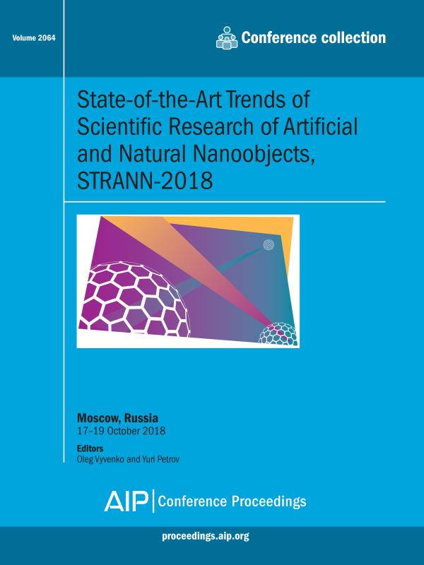 Cover of Volume 2064: State-of-the-art trends of Scientific Research of Artificial and Natural Nanoobjects, STRANN-2018