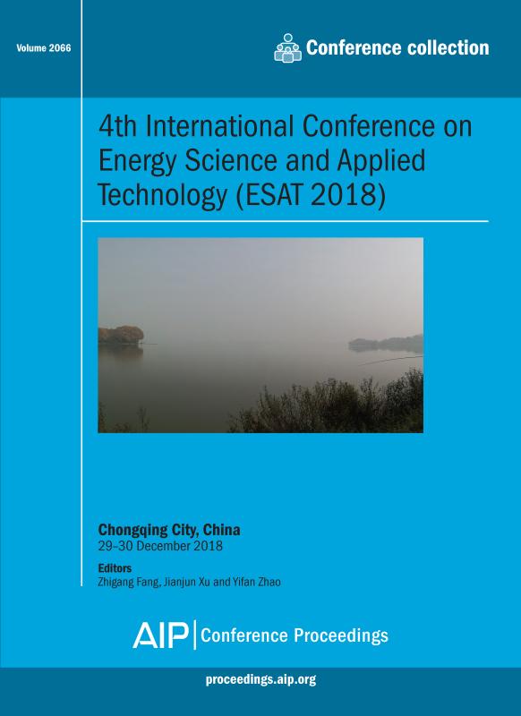 Cover of Volume 2066: 4th International Conference on Energy Science and Applied Technology (ESAT 2018) 