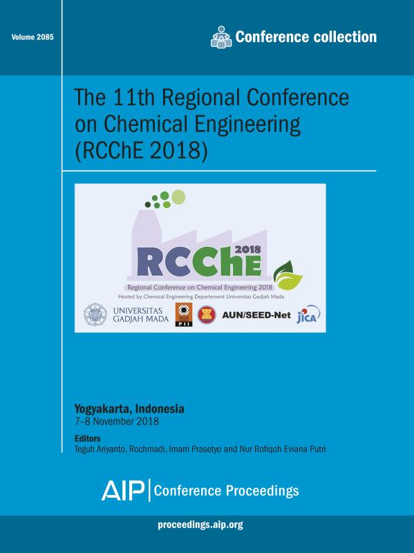 Cover of Volume 2085: The 11th Regional Conference on Chemical Engineering (RCChE 2018)