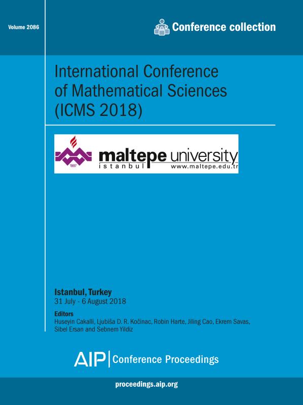 Cover of Volume 2086: International Conference of Mathematical Sciences (ICMS 2018) 