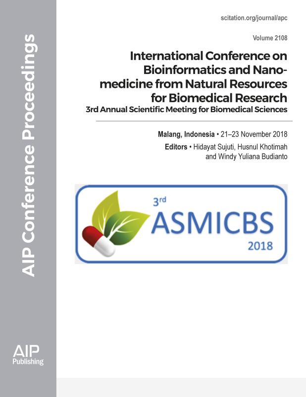 Cover of Volume 2108: International Conference on Bioinformatics and Nano-medicine from Natural Resources for Biomedical Research