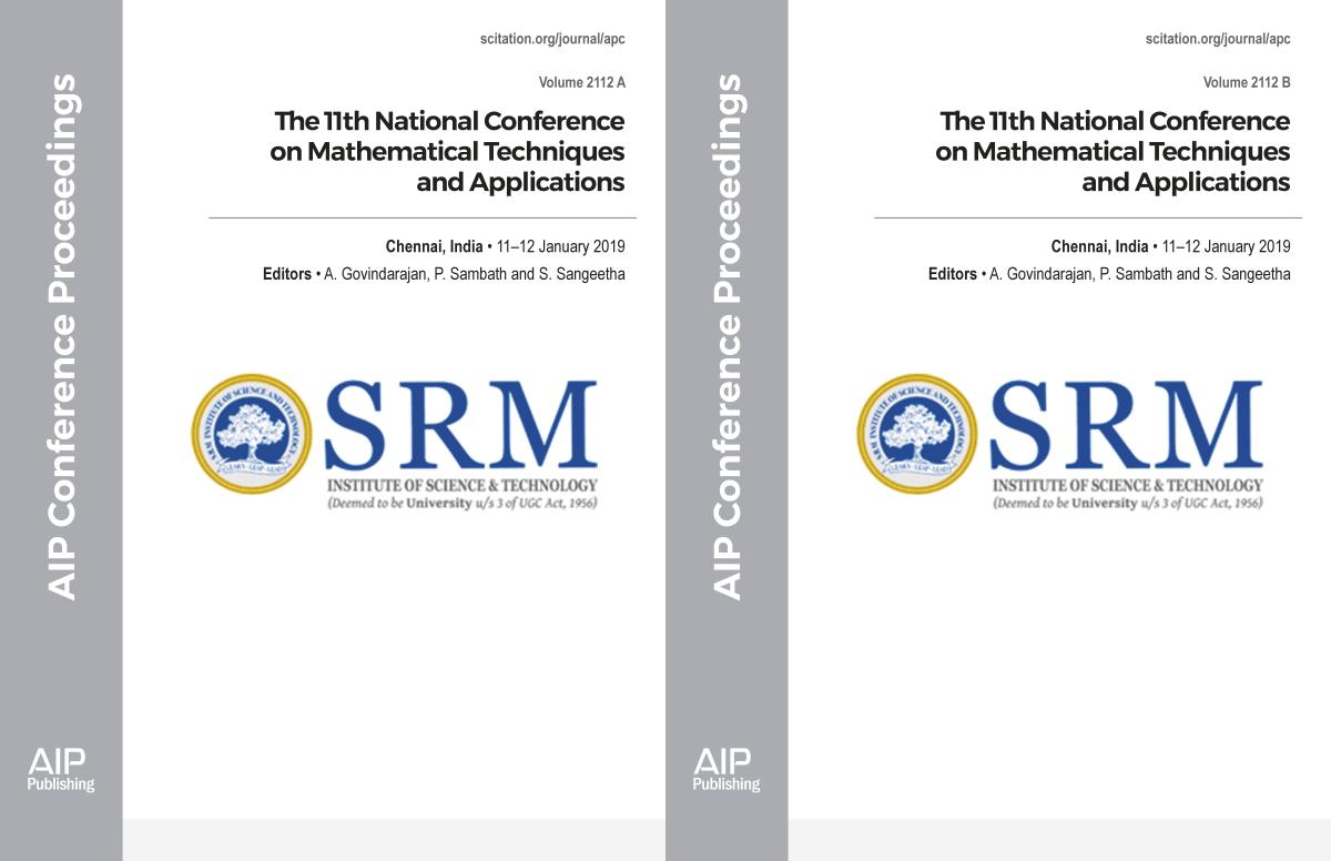 Cover of Volume 2112: The 11th National Conference on Mathematical Techniques and Applications