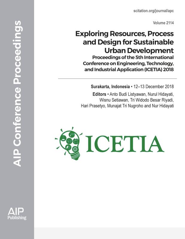 Cover of Volume 2114: Exploring Resources, Process and Design for Sustainable Urban Development