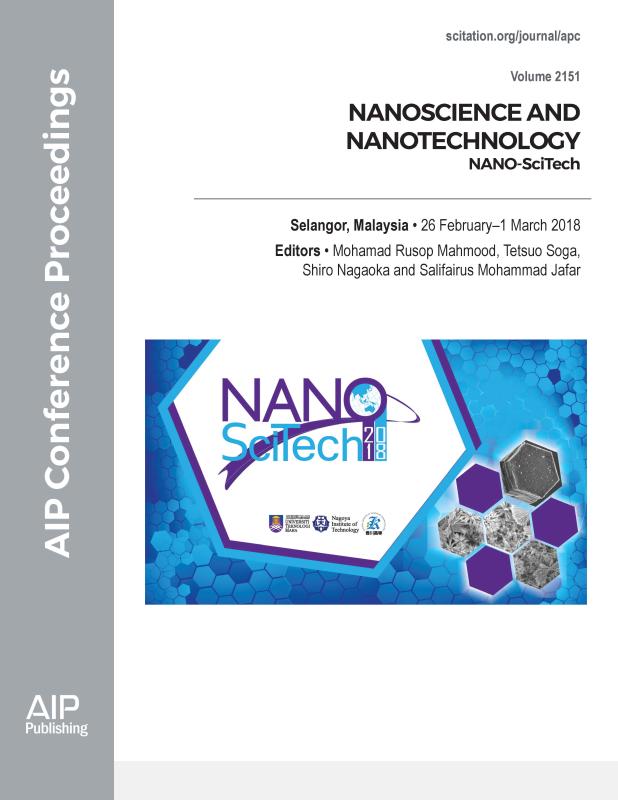 Cover of Volume 2151: NANOSCIENCE AND NANOTECHNOLOGY