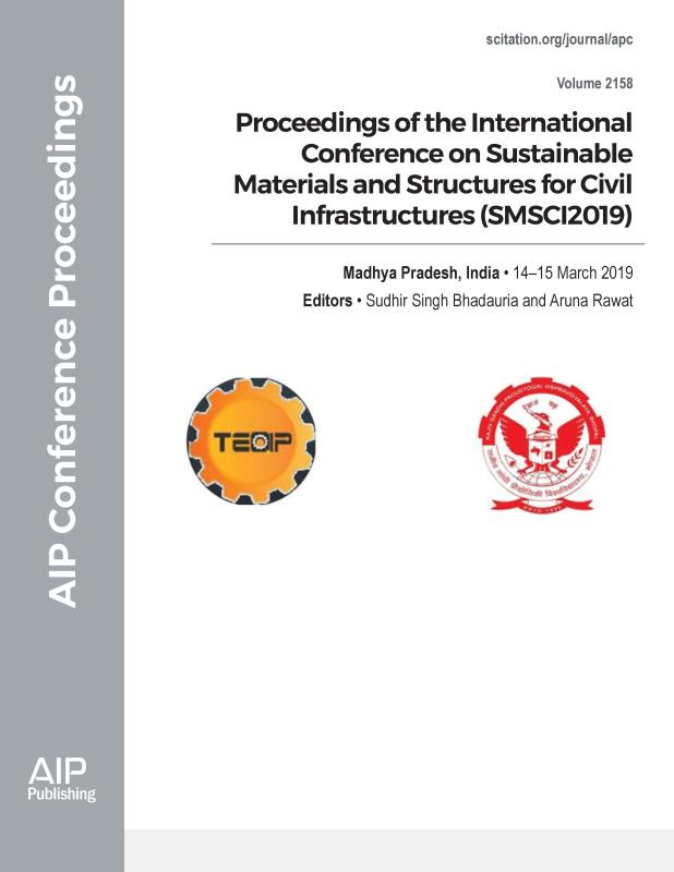 Cover of Volume 2158: Sustainable Materials and Structures for Civil Infrastructures