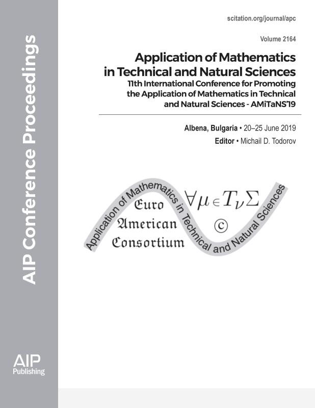 Cover of Volume 2164: Application of Mathematics in Technical and Natural Sciences