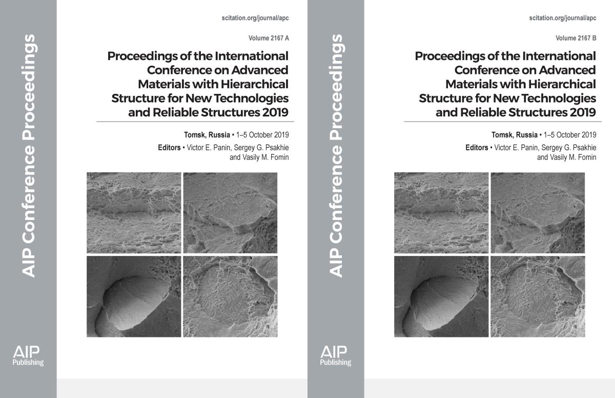 Cover of Volume 2167: Proceedings of the International Conference on Advanced Materials with Hierarchical Structure for New Technologies and Reliable Structures 2019