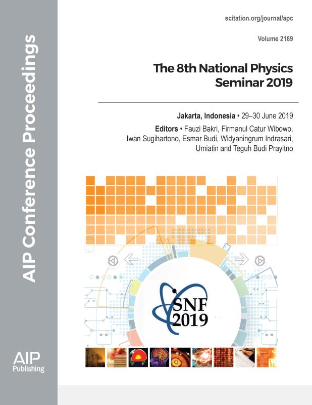 Cover of Volume 2169: The 8th National Physics Seminar 2019