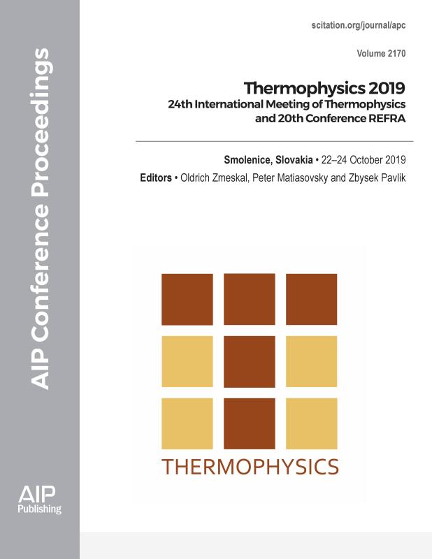 Cover of Volume 2170: Thermophysics 2019