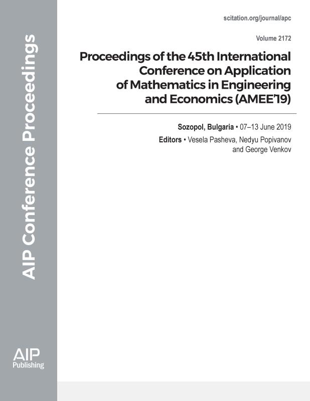 Cover of Volume 2172: Proceedings of the 45th International Conference on Application of Mathematics in Engineering and Economics (AMEE'19)