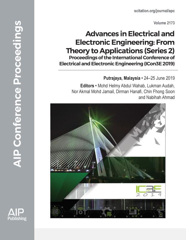 Cover of Volume 2173: Advances in Electrical and Electronic Engineering: From Theory to Applications (Series 2)