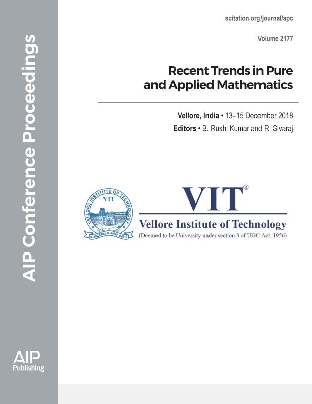 Cover of Volume 2177: Recent Trends in Pure and Applied Mathematics