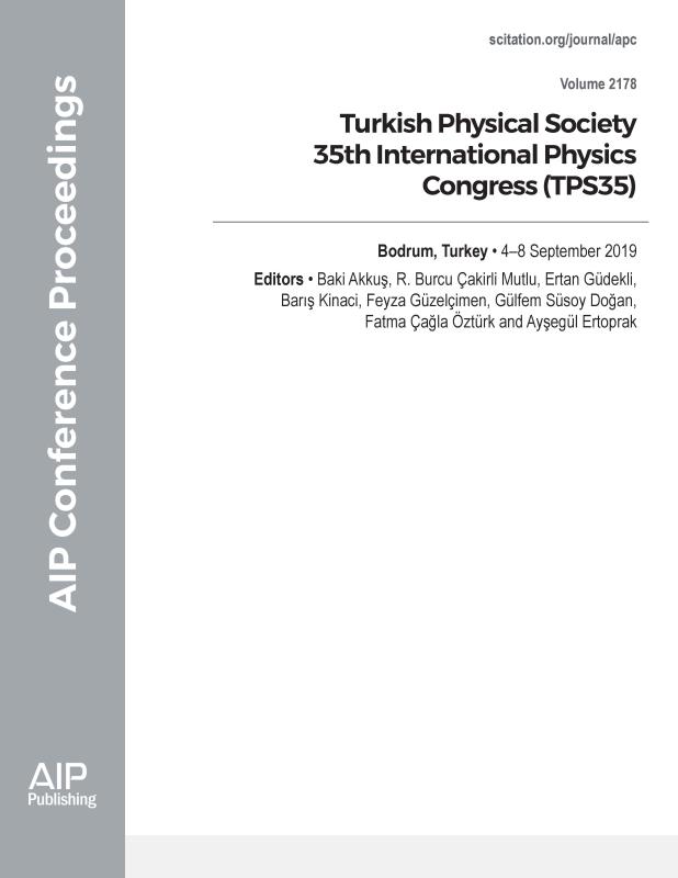 Cover of Volume 2178: Turkish Physical Society 35th International Physics Congress (TPS35)