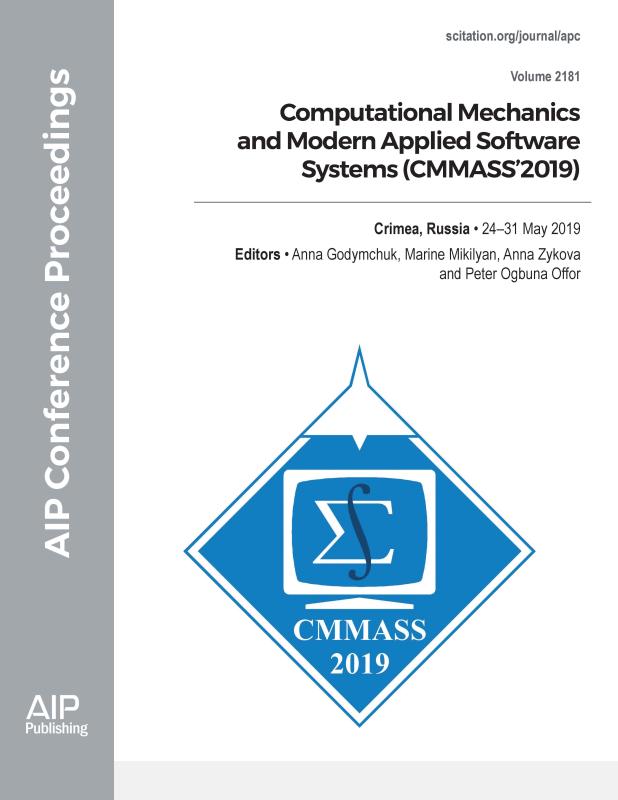 Cover of Volume 2181: Computational Mechanics and Modern Applied Software Systems (CMMASS'2019)