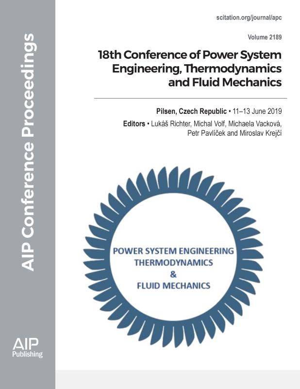 Cover of Volume 2189: 18th Conference of Power System Engineering, Thermodynamics and Fluid Mechanics