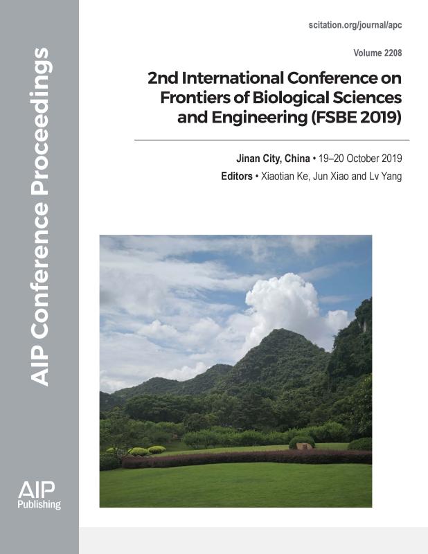Cover of Volume 2208: 2nd International Conference on Frontiers of Biological Sciences and Engineering (FBSE 2019)