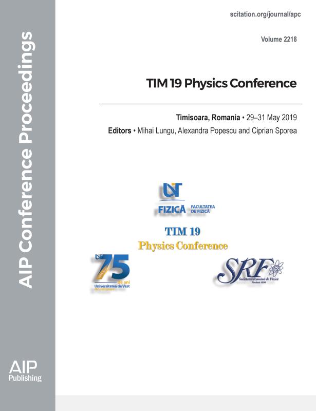 Cover of Volume 2218: TIM 19 Physics Conference
