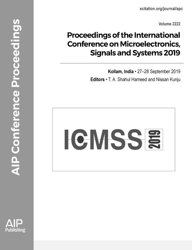 Cover of Volume 2222: Proceedings of the International Conference on Microelectronics, Signals and Systems  2019