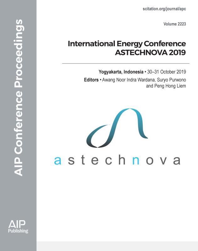 Cover of Volume 2223: International Energy Conference ASTECHNOVA 2019