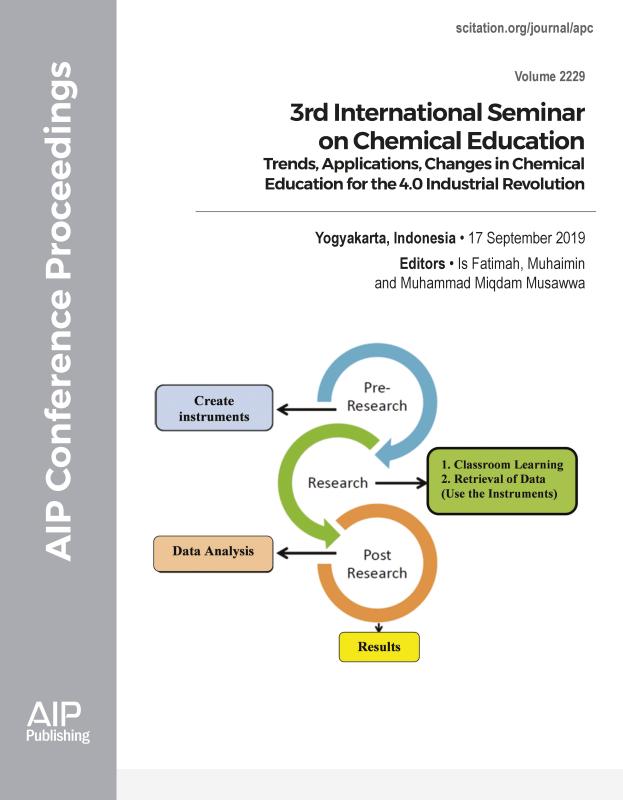 Cover of Volume 2229: 3rd International Seminar on Chemical Education